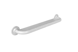 240060/WH Fitzroy of London 600mm x 32mm (dia) Anti Ligature Grab Rail (Stainless Steel) with Exposed Fixings - White (RAL 9016)