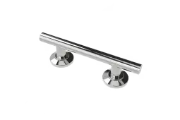 310035/SP Fitzroy of London 355mm Contemporary Straight Grab Rail (Stainless Steel) with Concealed Nylon Flange - Polished
