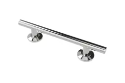 310048/SP Fitzroy of London 480mm Contemporary Straight Grab Rail (Stainless Steel) with Concealed Nylon Flange - Polished