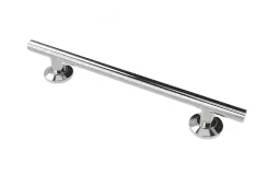 310062/SP Fitzroy of London 620mm Contemporary Straight Grab Rail (Stainless Steel) with Concealed Nylon Flange - Polished