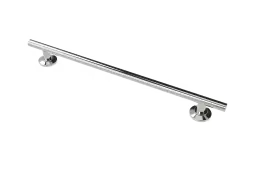 310090/SP Fitzroy of London 900mm Contemporary Straight Grab Rail (Stainless Steel) with Concealed Nylon Flange - Polished