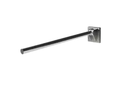 310480C/SP Fitzroy of London 800mm Contemporary Single Arm Friction Hinged Support Rail (Stainless Steel) with Concealed Fixings - Polished