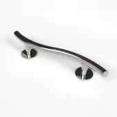 311648/SP Fitzroy of London 480mm Luxury Curved Grab Rail (Stainless Steel) with Concealed Fixings - Polished