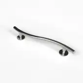 311662/SP Fitzroy of London 620mm Luxury Curved Grab Rail (Stainless Steel) with Concealed Fixings - Polished
