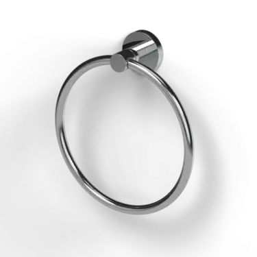 Click Here To Enlarge This Photo Of 343003/CP Fitzroy of London Towel Ring - Polished Chrome