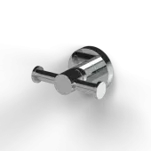 343011/CP Fitzroy of London Double Robe Hook - Polished Chrome