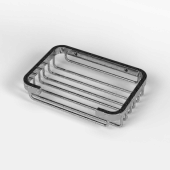 343013/CP Fitzroy of London Shower Basket - Polished Chrome