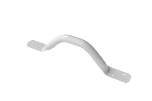 Click Here To Enlarge This Photo Of FESB-12/WH Fitzroy of London Flat Ended Grab Rail (Mild Steel) Overall Length 305mm - White (RAL 9016)