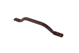 FESB-18/0/BR Fitzroy of London Flat Ended Off-Set Grab Rail (Mild Steel) Overall Length 455mm - Brown