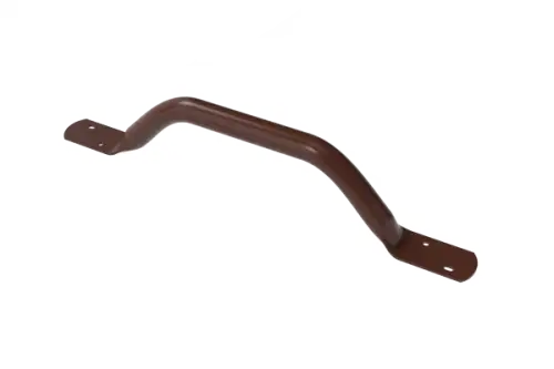 Click Here To Enlarge This Photo Of FESB-18/BR Fitzroy of London Flat Ended Grab Rail (Mild Steel) Overall Length 455mm - Brown