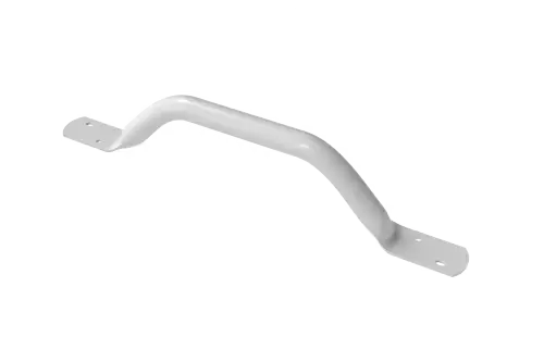 Click Here To Enlarge This Photo Of FESB-18/WH Fitzroy of London Flat Ended Grab Rail (Mild Steel) Overall Length 455mm - White (RAL 9016)