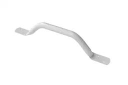FESB-18/WH Fitzroy of London Flat Ended Grab Rail (Mild Steel) Overall Length 455mm - White (RAL 9016)