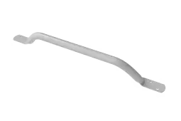FESB-24/0/WH Fitzroy of London Flat Ended Off-Set Grab Rail (Mild Steel) Overall Length 610mm - White (RAL 9016)
