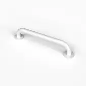 G1835C/WH Fitzroy of London 455mm x 35mm Round Flange Grab Rail (Mild Steel) with Concealed Fixings - White (RAL 9016)