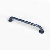 G2435C/DB Fitzroy of London 610mm x 35mm Round Flange Grab Rail (Mild Steel) with Concealed Fixings - Dark Blue (RAL 5011)