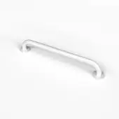 G2435C/WH Fitzroy of London 610mm x 35mm Round Flange Grab Rail (Mild Steel) with Concealed Fixings - White (RAL 9016)