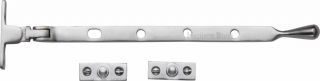 V992 10-SC Heritage Brass Casement Window Stay Ball Design 10" Satin Chrome Finish