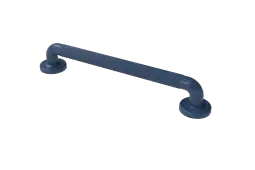 PFGB-18/DB Fitzroy of London 450mm x 36mm (dia) Plastic Fluted Grab Rail with Concealed Fixings - Dark Blue (RAL 5011)