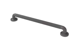 PFGB-24/GY Fitzroy of London 600mm x 36mm (dia) Plastic Fluted Grab Rail with Concealed Fixings - Grey (RAL 7005)