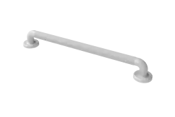 PFGB-24/WH Fitzroy of London 600mm x 36mm (dia) Plastic Fluted Grab Rail with Concealed Fixings - White (RAL 9016)