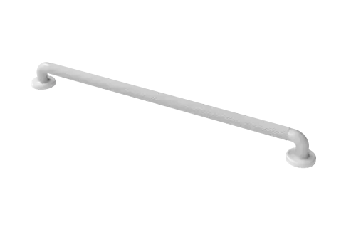 Click Here To Enlarge This Photo Of PFGB-36/WH Fitzroy of London 900mm x 36mm (dia) Plastic Fluted Grab Rail with Concealed Fixings - White (RAL 9016)