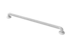 PFGB-36/WH Fitzroy of London 900mm x 36mm (dia) Plastic Fluted Grab Rail with Concealed Fixings - White (RAL 9016)