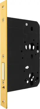 Click Here To Enlarge This Photo Of AR912-S-80-PB Hoppe Arrone DIN Mortice Deadlock Case Square Forend (80mm Backset) - Polished Brass (50001759)