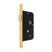 AR913-S-60-PB Hoppe Arrone DIN Mortice Bathroom Lock Square Forend (60mm Backset) - Polished Brass (87107873)
