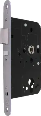 Click Here To Enlarge This Photo Of AR914-R-60-SSS Hoppe Arrone DIN Mortice Nightlatch Case Radius Forend (60mm Backset) - Satin Stainless Steel (87107880)