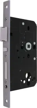Click Here To Enlarge This Photo Of AR915-S-60-SSS Hoppe Arrone DIN Mortice Apartment Lock Square Forend (60mm Backset) - Satin Stainless Steel (87107883)
