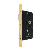 AR915-S-60-PB Hoppe Arrone DIN Mortice Apartment Lock Square Forend (60mm Backset) - Polished Brass (87107885)