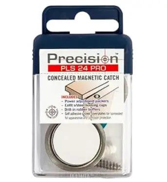 Click Here To Enlarge This Photo Of PLS24PRO Precision Heavy Duty Concealed Magnetic Catch 24mm