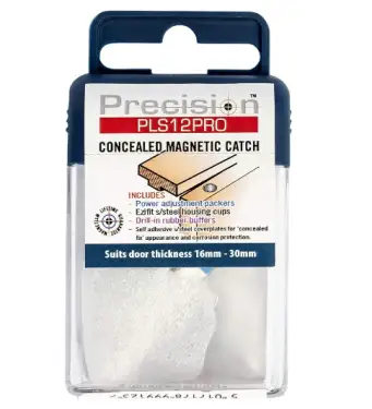 Click Here To Enlarge This Photo Of PLS12PRO Precision Light Duty Concealed Magnetic Catch 12mm