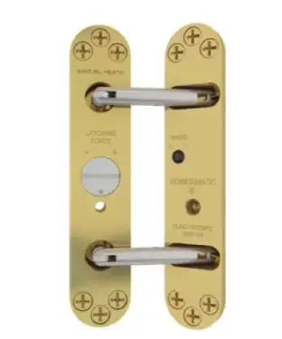 Click Here To Enlarge This Photo Of R100-PB PERKO Powermatic Polished Brass Concealed Hydraulic Door Closer (80kg)