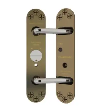 Click Here To Enlarge This Photo Of R100-ABU PERKO Powermatic Antique Brass (Unlacquered) Concealed Hydraulic Door Closer (80kg)
