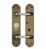 R100-ABU PERKO Powermatic Antique Brass (Unlacquered) Concealed Hydraulic Door Closer (80kg)