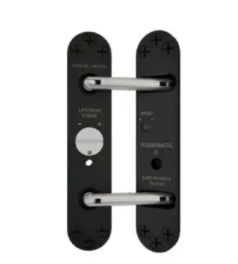 Click Here To Enlarge This Photo Of R100-MBC PERKO Powermatic Matt Black Concealed Hydraulic Door Closer (80kg)