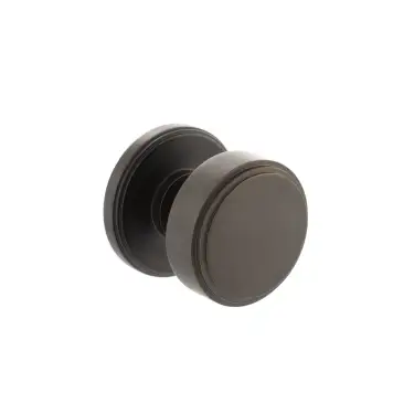 Click Here To Enlarge This Photo Of Atlantic - MH350SMKUDBSOLID Millhouse Brass 'Boulton' (Solid Brass) Stepped Mortice Knob on Concealed Fix Rose - Urban Dark Bronze