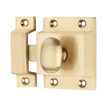 Click Here To Enlarge This Photo Of SB2334SB - Spira Brass Cupboard Catch - Satin Brass