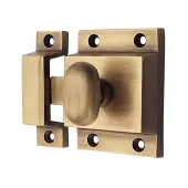 SB2334ANT - Spira Brass Cupboard Catch - Antique Brass