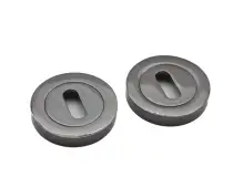 SB3105BN - Spira Brass Standard Key Escutcheon - Black Nickel