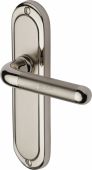 VIE3310-MC Heritage Brass Door Handle Lever Latch Vienna Design Mercury Finish