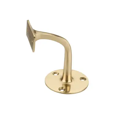 Click Here To Enlarge This Photo Of SB6184PB - Spira Brass Brass Handrail Bracket - Polished Brass