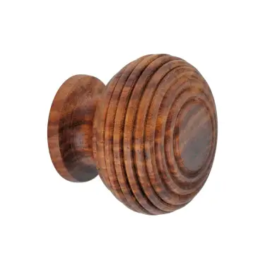Click Here To Enlarge This Photo Of SB2340S - Spira Brass Rosewood Beehive Small 30mm Cupboard Knob