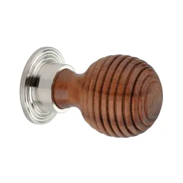Click Here To Enlarge This Photo Of SB2344PN - Spira Brass Rosewood Preston 35mm Small Cupboard Knob - Polished Nickel