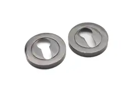 SB3104BN - Spira Brass Euro Profile Escutcheon - Black Nickel