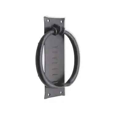 Click Here To Enlarge This Photo Of FC821 - Spira Brass Flamingo Door Knocker - Black Iron