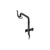 FC846 - Spira Brass Cosmo Twist Shelf Support - Black Iron