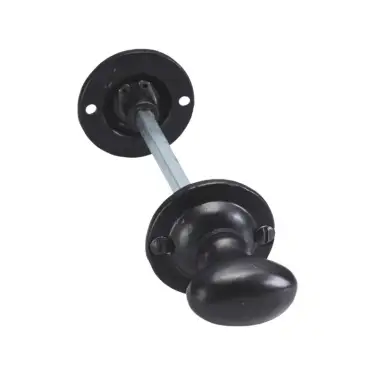 Click Here To Enlarge This Photo Of BR4350 - Spira Brass Oval Thumbturn & Release - Black Antique
