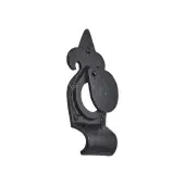 BR4364 - Spira Brass Fleur de Lys Cylinder Pull - Black Antique